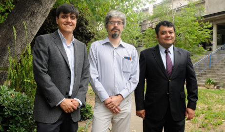 De izquierda a derecha: Felipe Salech, Eduardo Tobar y Juan Velasquez
